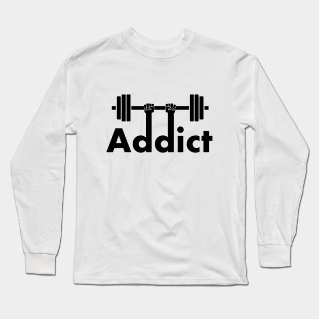 Gym Addict Long Sleeve T-Shirt by Woah_Jonny